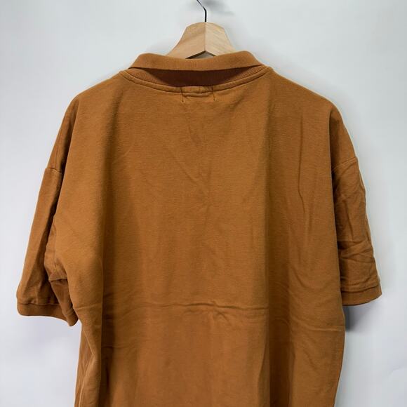 Polo By Ralph Lauren Short Sleeve 2 Button Burnt Orange Polo Shirt Mens 3XL - Picture 9 of 12